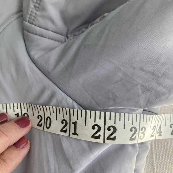 Below Zero Anorak Jacket Womens Gray Winter Coat Quilted Full Zip Hooded Sz PL - Picture 6 of 11